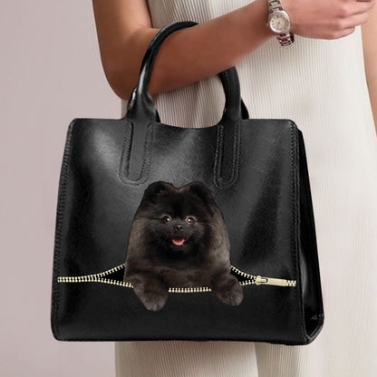 Pomeranian Luxury Handbag V3
