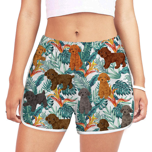 Poodle - Colorful Women's Running Shorts V2