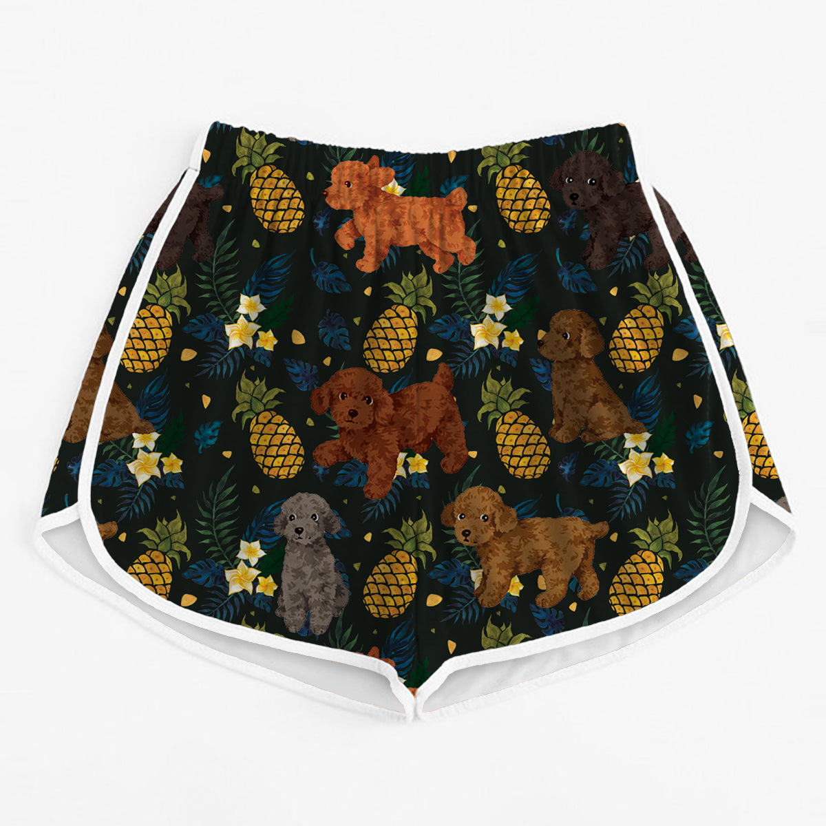 Poodle - Colorful Women's Running Shorts V3