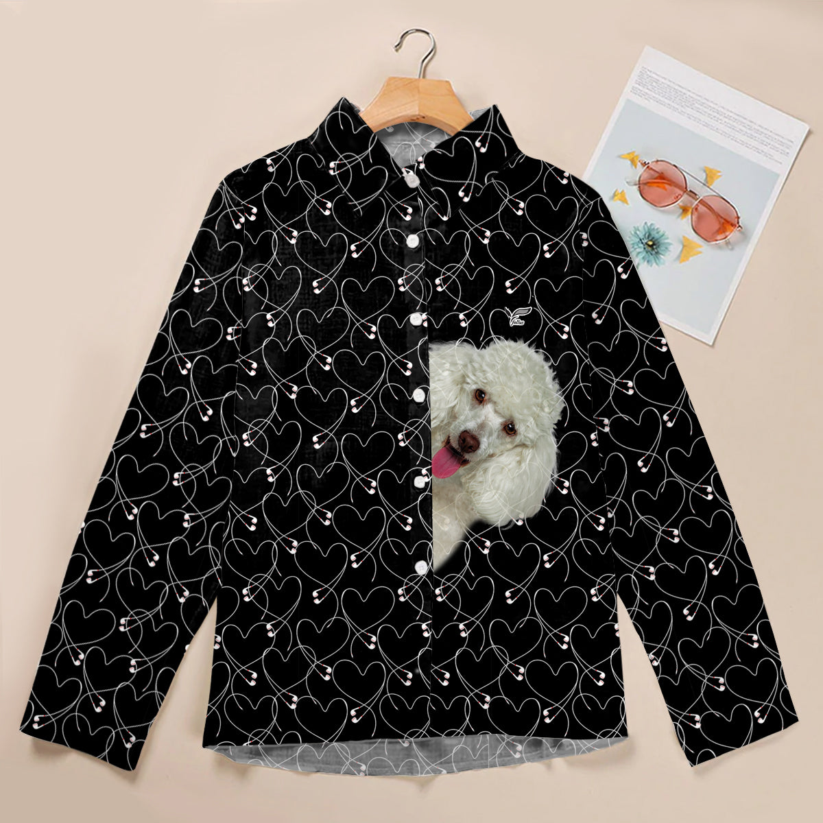 Poodle Will Steal Your Heart - Follus Women's Long-Sleeve Shirt