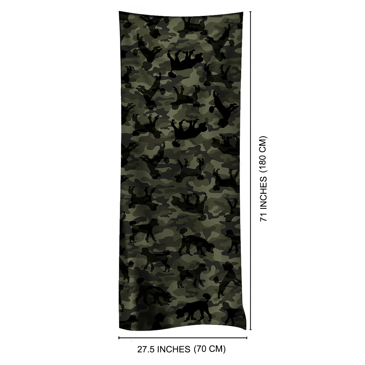 Pudel-Camouflage-Schal V1