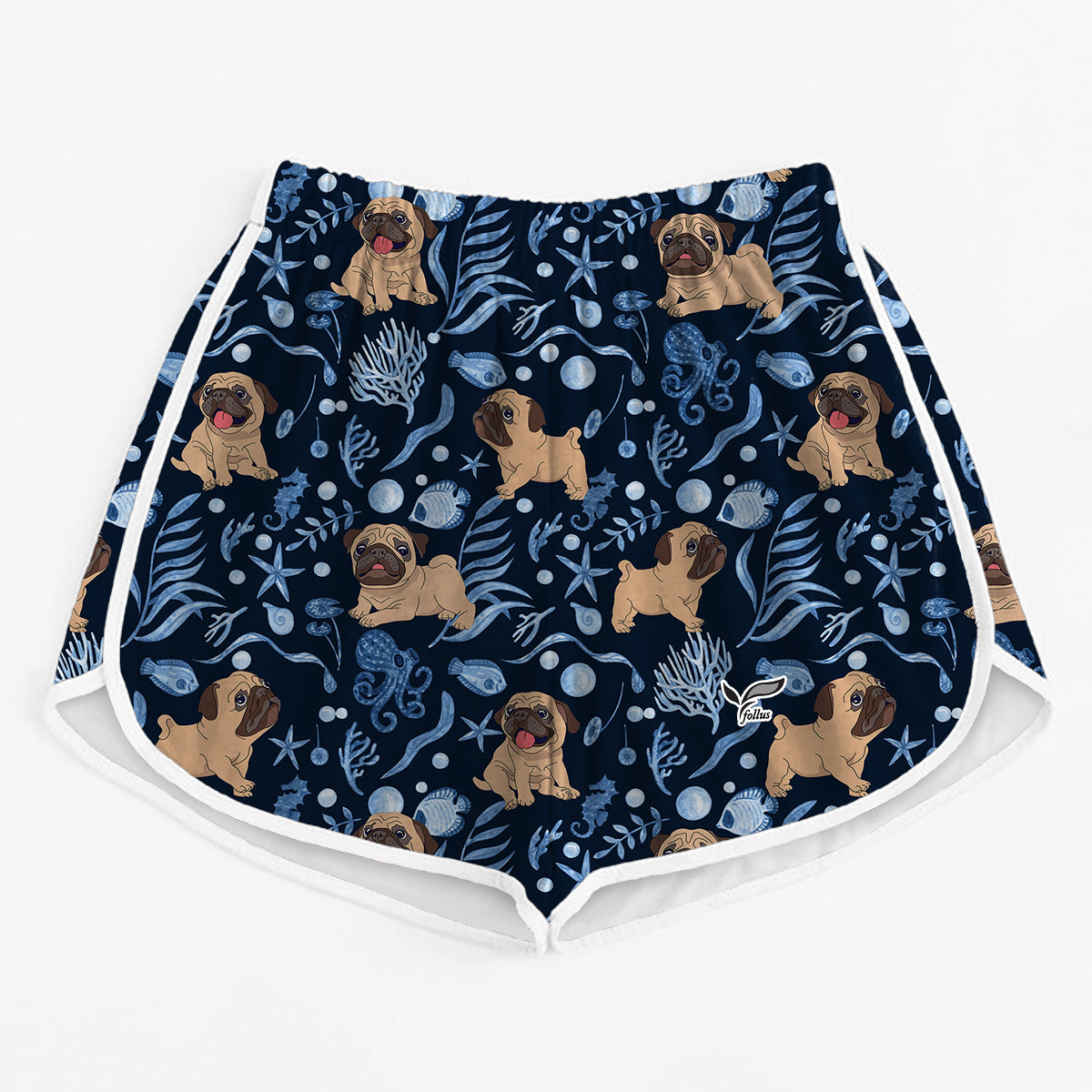 Pug - Colorful Women's Running Shorts V4