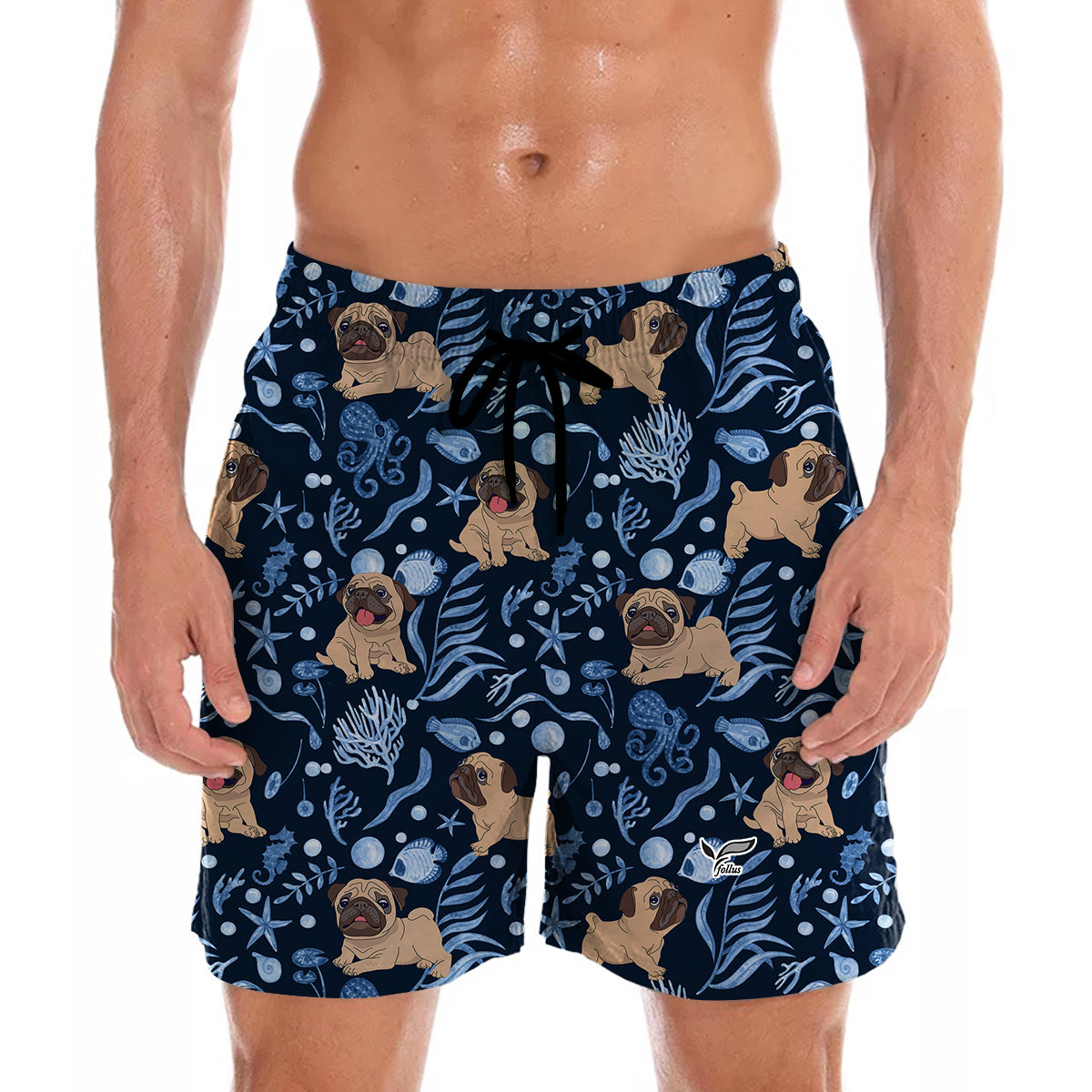 Pug - Hawaiian Shorts V4