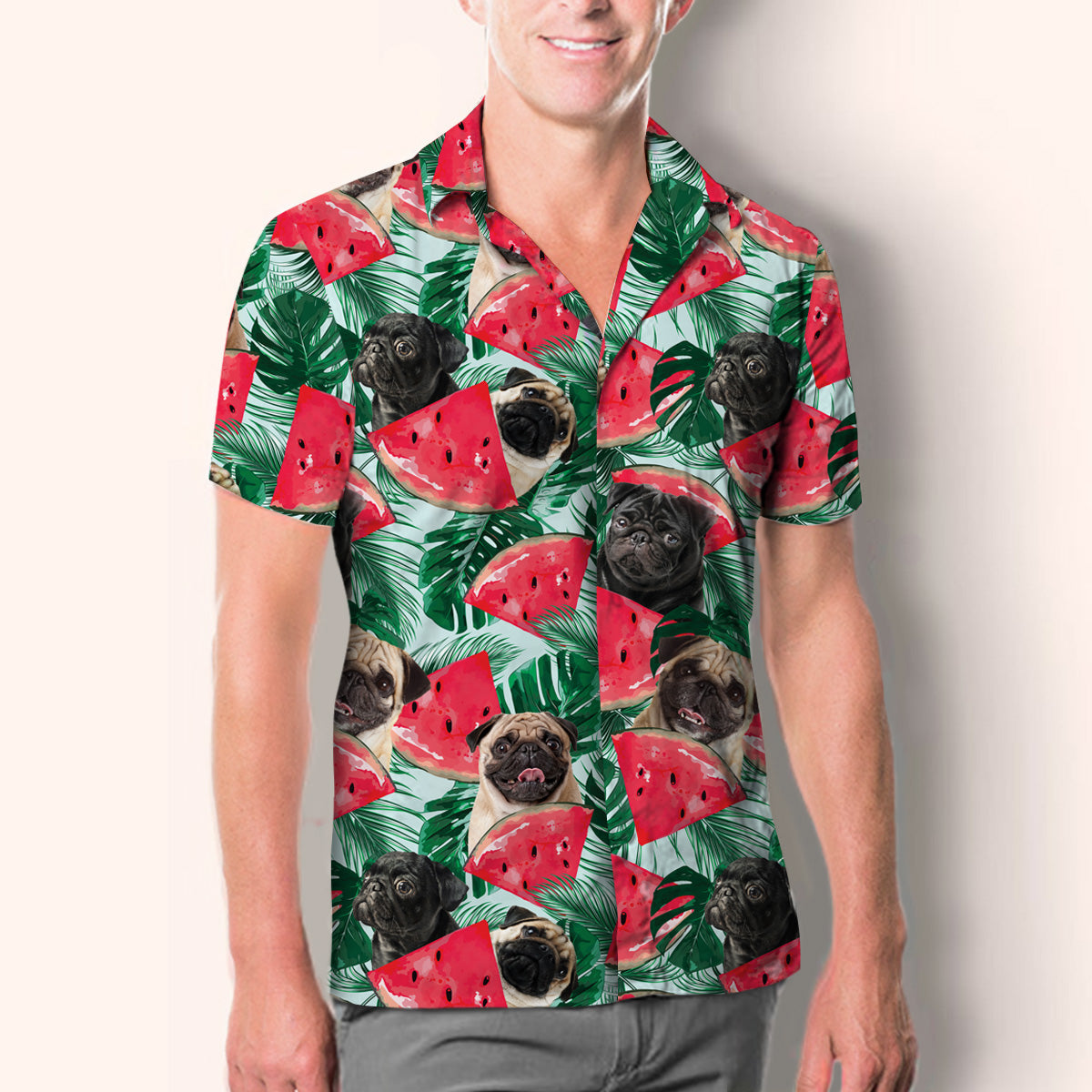 Pug - Hawaiian Shirt V2