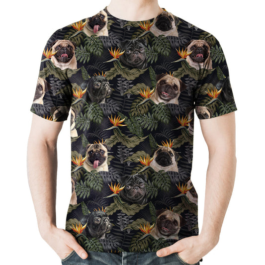 Pug - Hawaiian T-Shirt V3