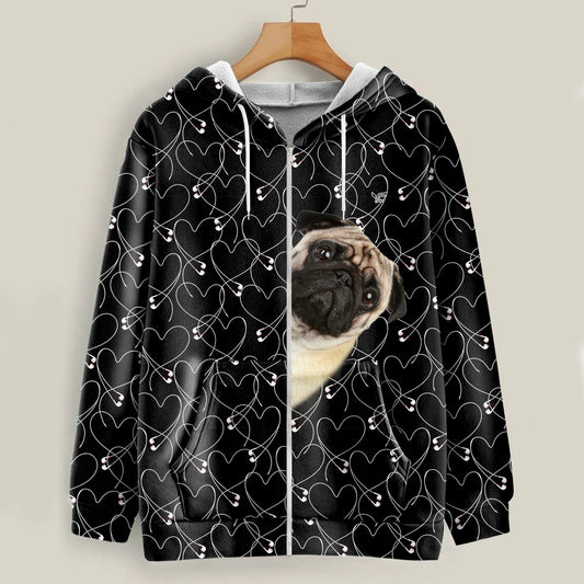 Pug Will Steal Your Heart - Follus Hoodie