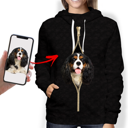 I'm With You - Personalized Hoodie With Your Pet's Photo