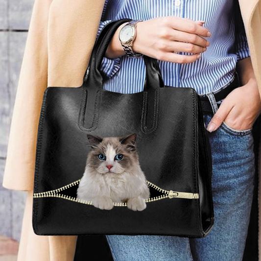 Ragdoll Cat Luxus Handtasche V1