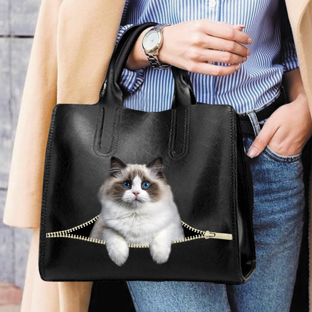 Ragdoll Cat Luxury Handbag V3