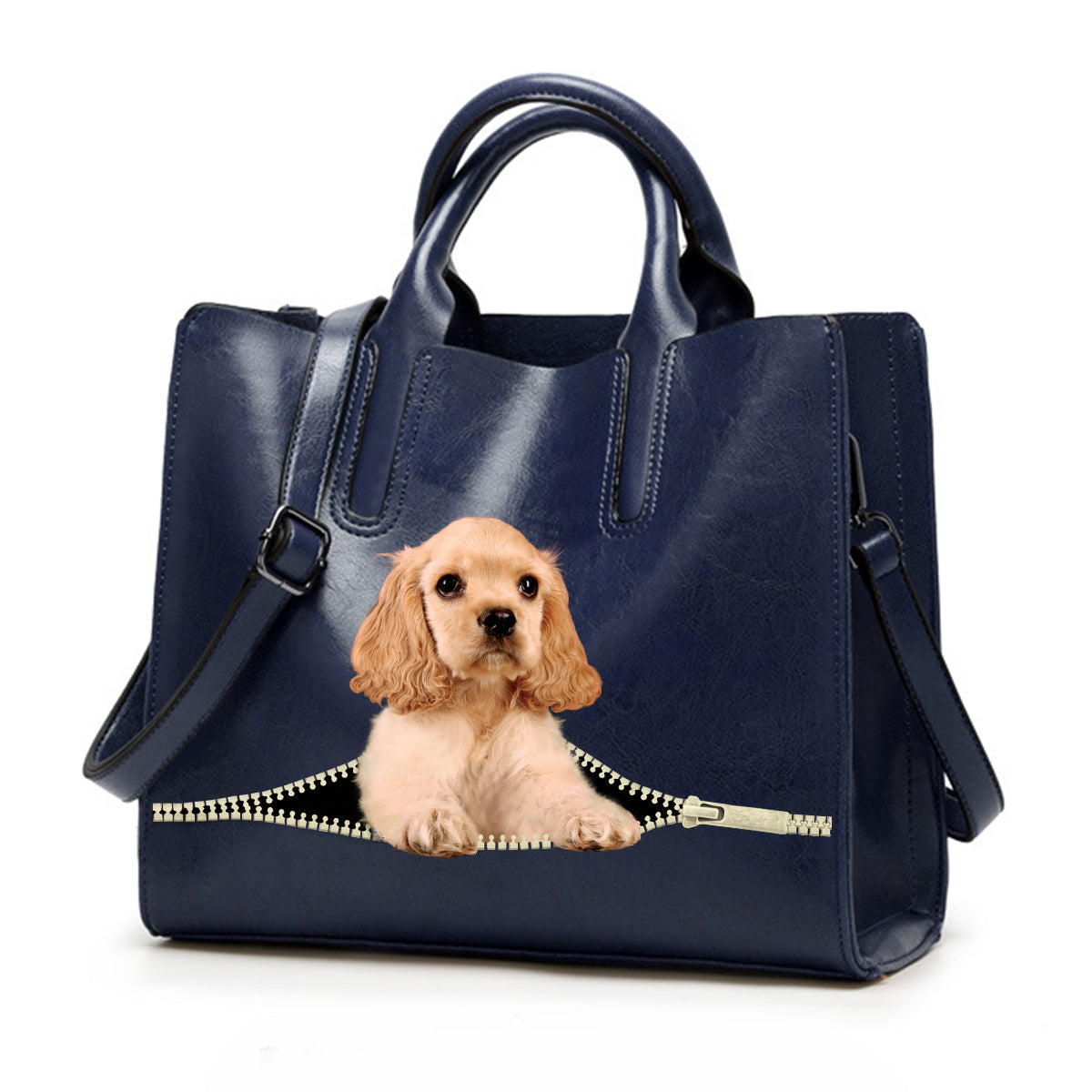 Reduce Stress At Work With American Cocker Spaniel - Luxury Handbag V1