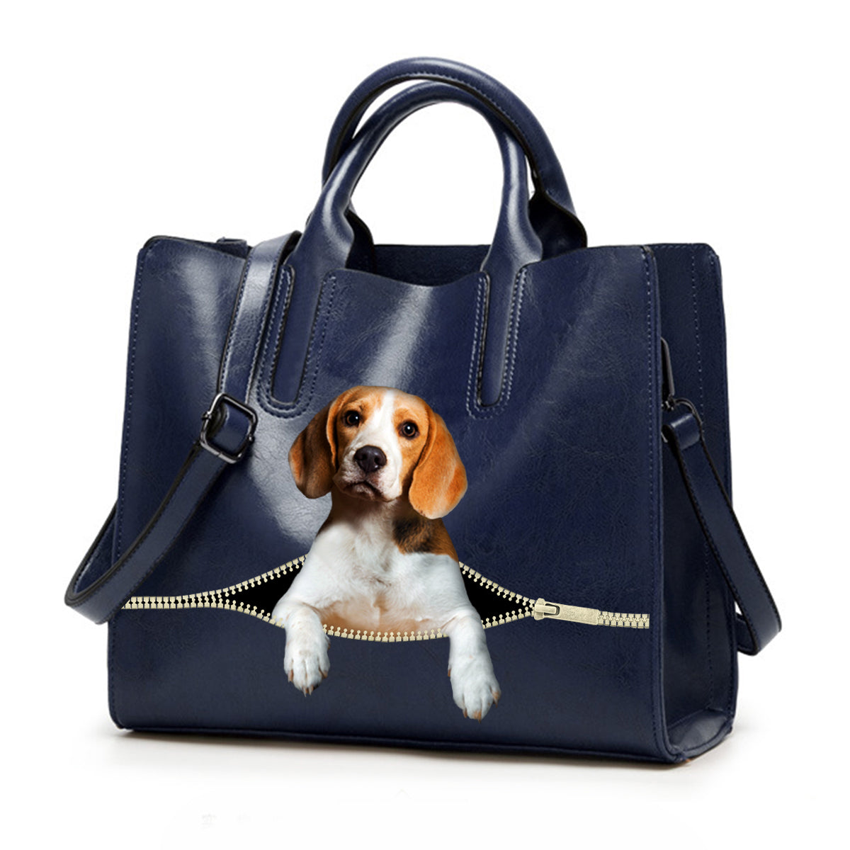 Réduisez le stress au travail avec Beagle - Sac à main de luxe V1