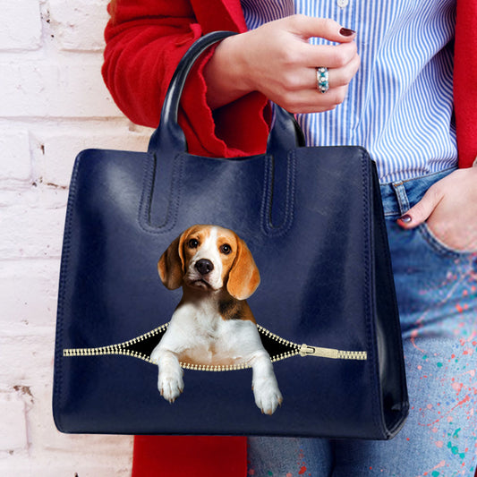 Réduisez le stress au travail avec Beagle - Sac à main de luxe V1