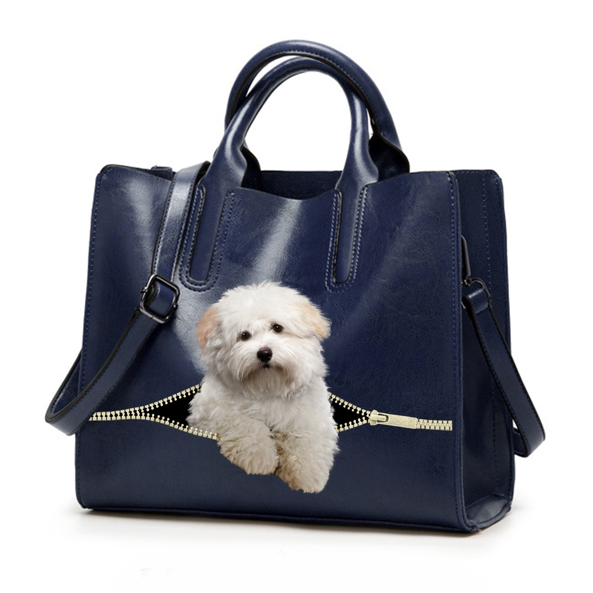 Reduce Stress At Work With Coton De Tulear - Luxury Handbag V1