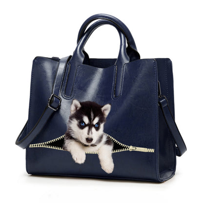 Réduisez le stress au travail avec Husky - Sac à main de luxe V1