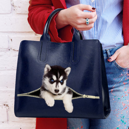 Réduisez le stress au travail avec Husky - Sac à main de luxe V1