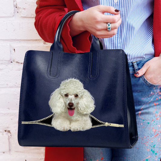 Reduce Stress At Work With Poodle - Luxury Handbag V1