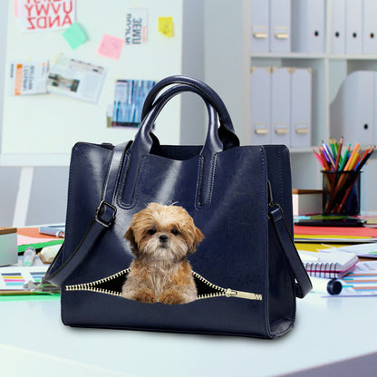 Reduce Stress At Work With Shih Tzu - Luxury Handbag V1
