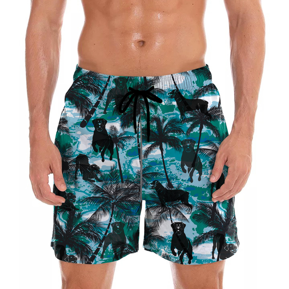Rottweiler - Hawaii-Shorts V1