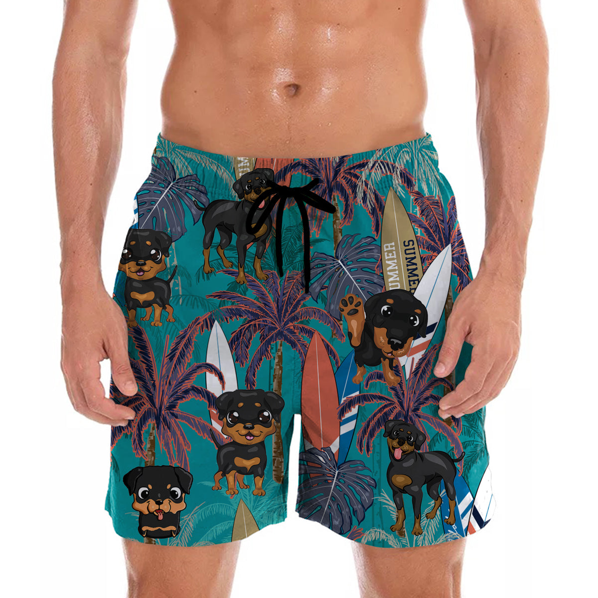 Rottweiler - Hawaii-Shorts V2