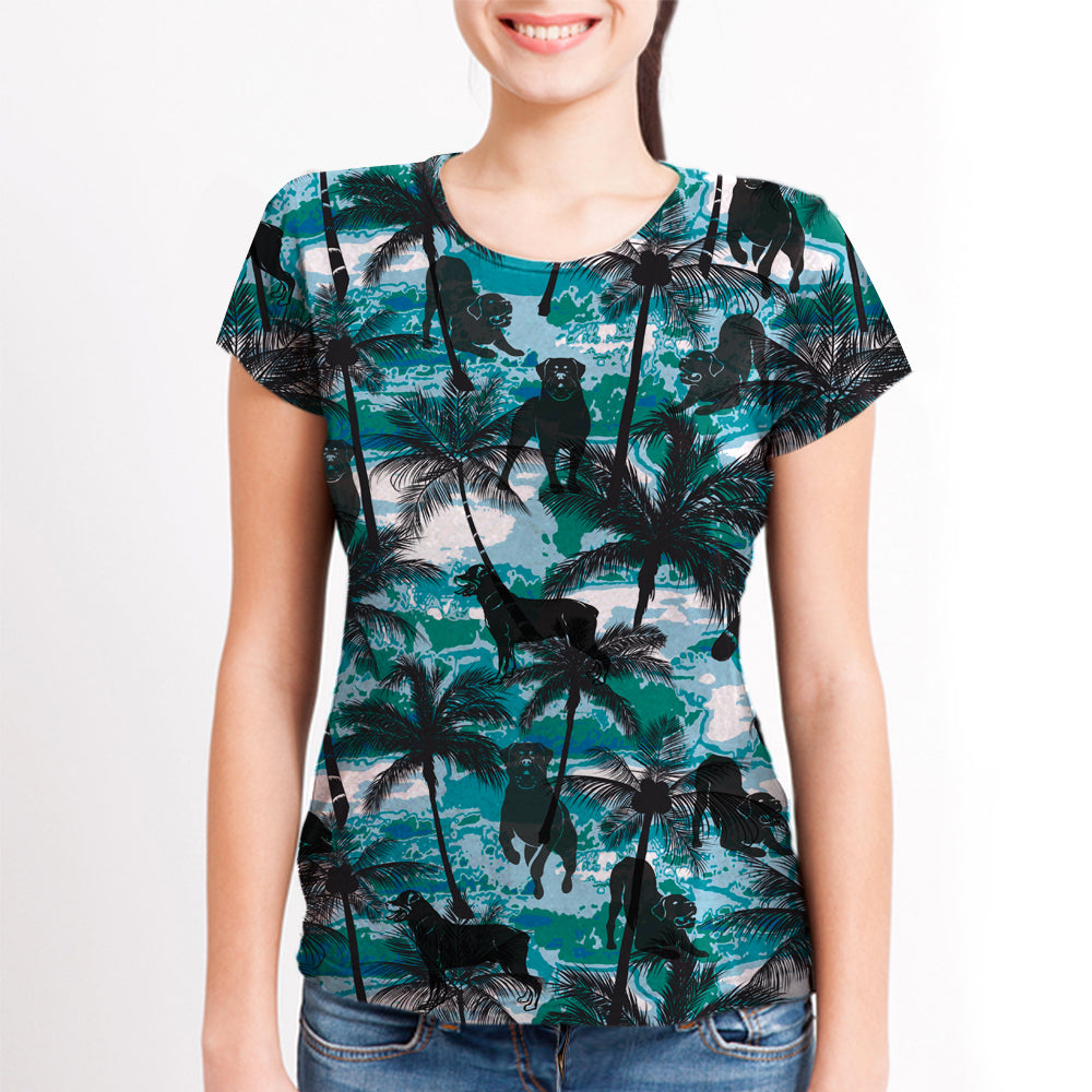 Rottweiler - T-Shirt Hawaïen V1