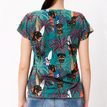 Rottweiler - Hawaiian T-Shirt V2