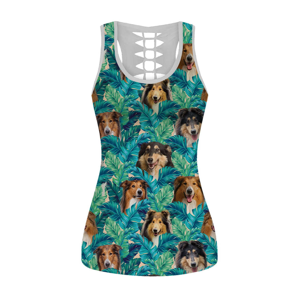 Rough Collie - Hawaiianisches Tanktop V2