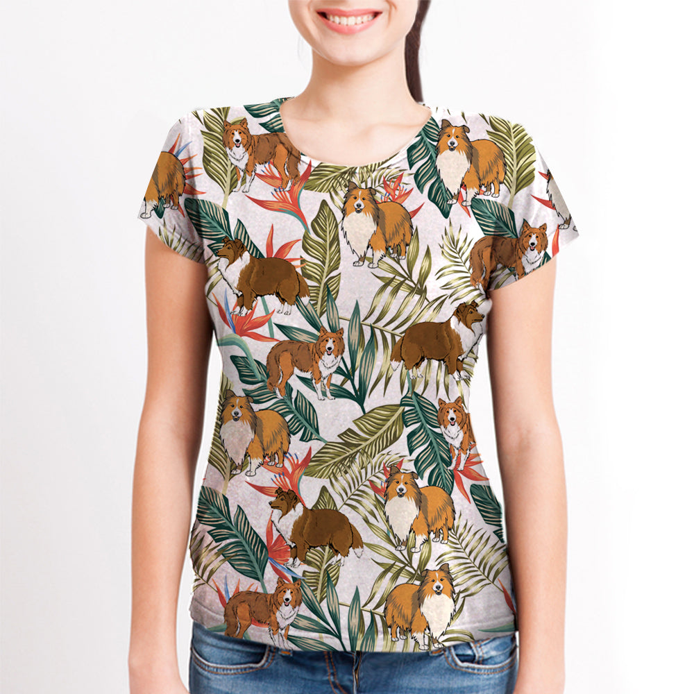 Rough Collie - Hawaiian T-Shirt V1