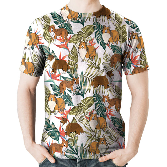 Rough Collie - T-shirt hawaïen V1