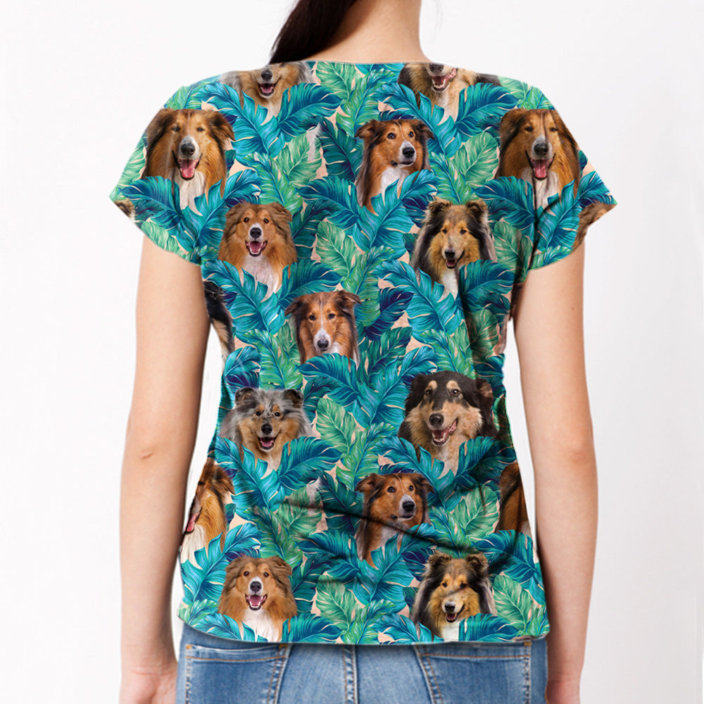 Rough Collie - Hawaiian T-Shirt V2