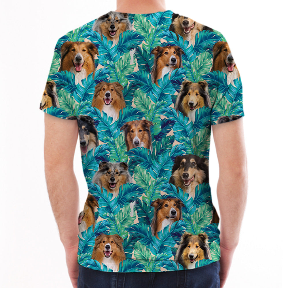 Rough Collie - T-shirt hawaïen V2