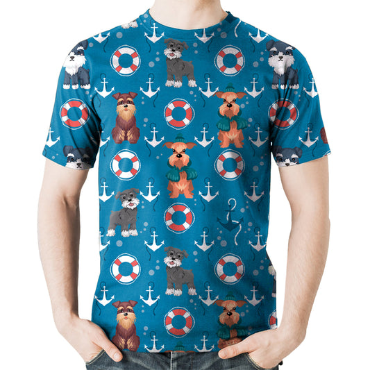 Schnauzer - T-Shirt Hawaïen V1
