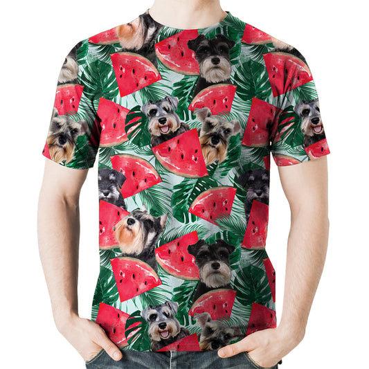 Schnauzer - T-Shirt Hawaïen V2