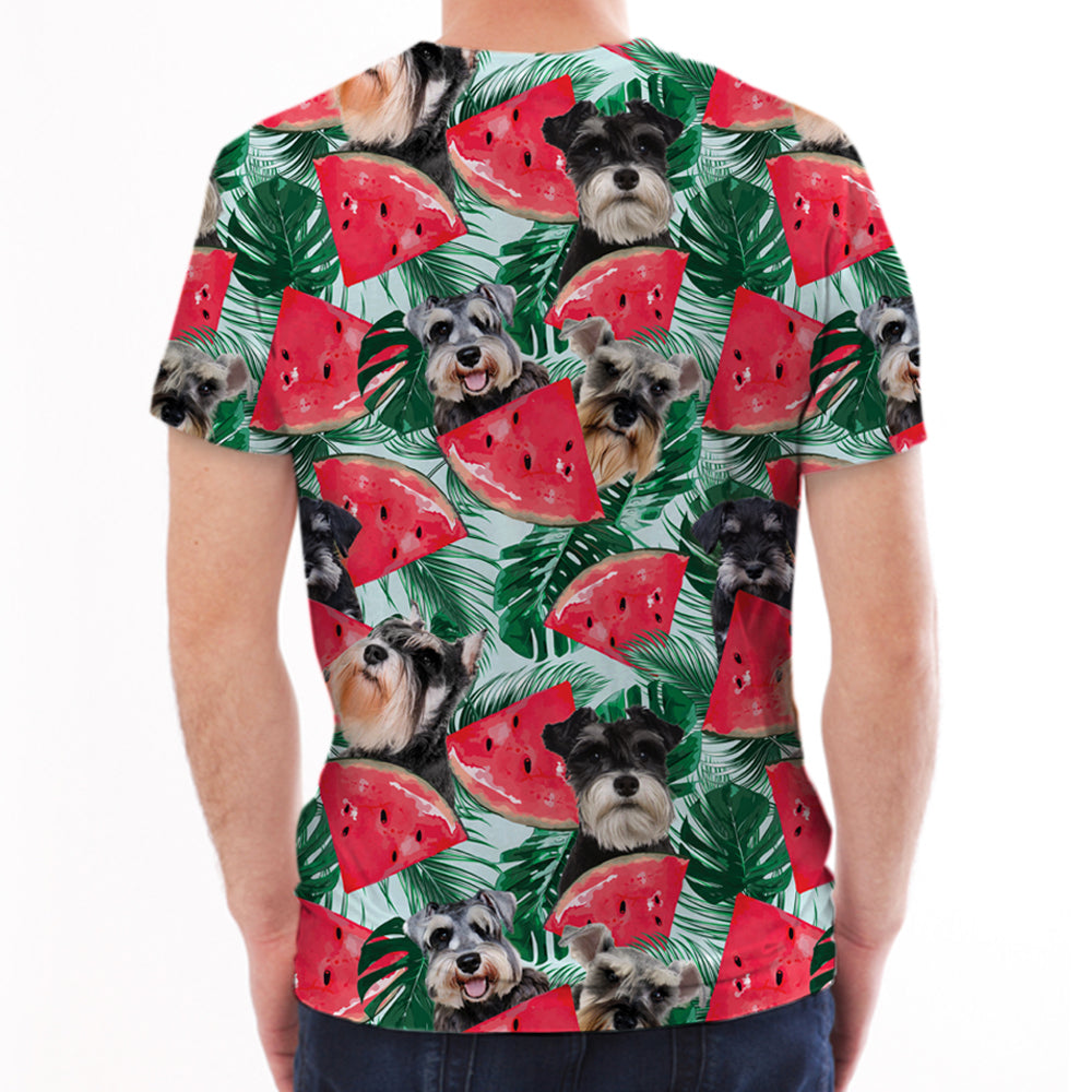 Schnauzer - T-Shirt Hawaïen V2