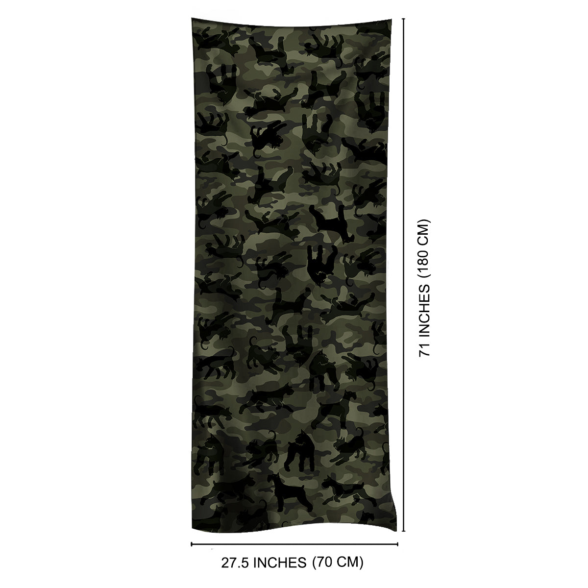 Écharpe camouflage Schnauzer V1