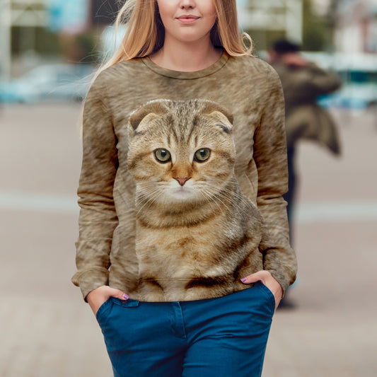 Scottish Fold Cat Sweatshirt V1
