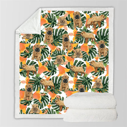 Shar Pei - Colorful Blanket V2