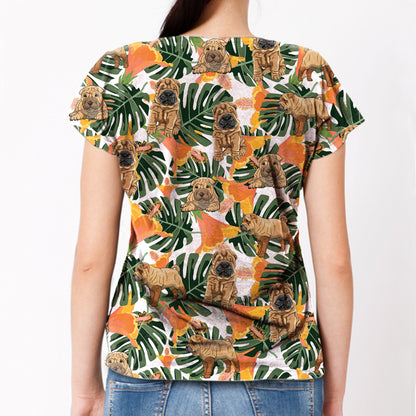 Shar Pei - T-Shirt Hawaïen V1