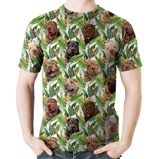 Shar Pei - T-Shirt Hawaïen V2