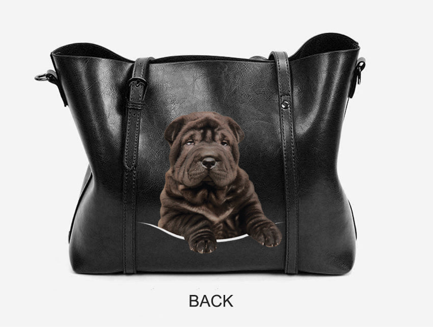 Shar Pei Einzigartige Handtasche V2