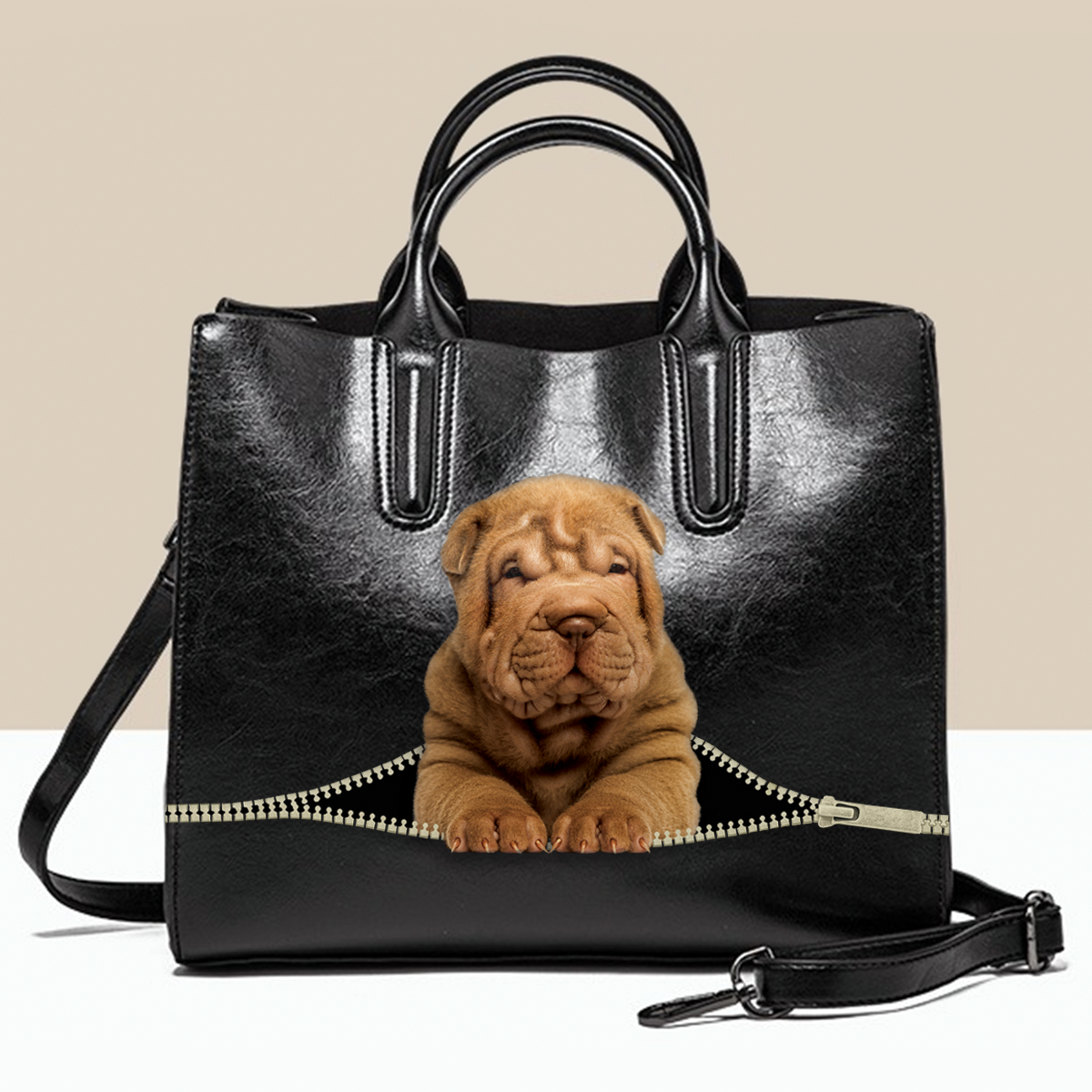 Shar Pei Luxury Handbag V1