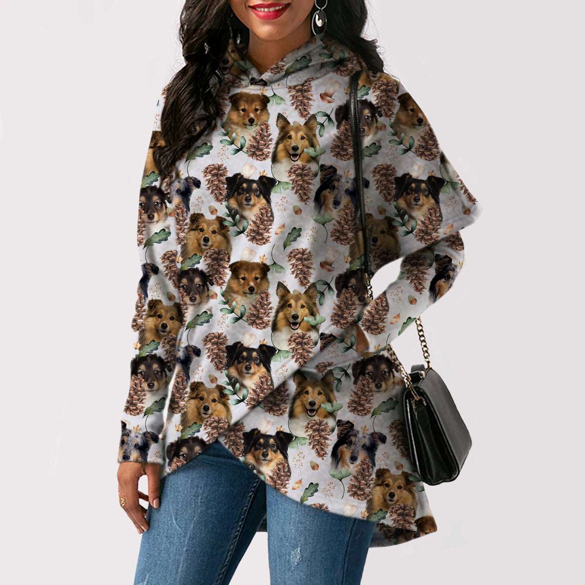 Shetland Sheepdog - Fashion Long Hoodie V1