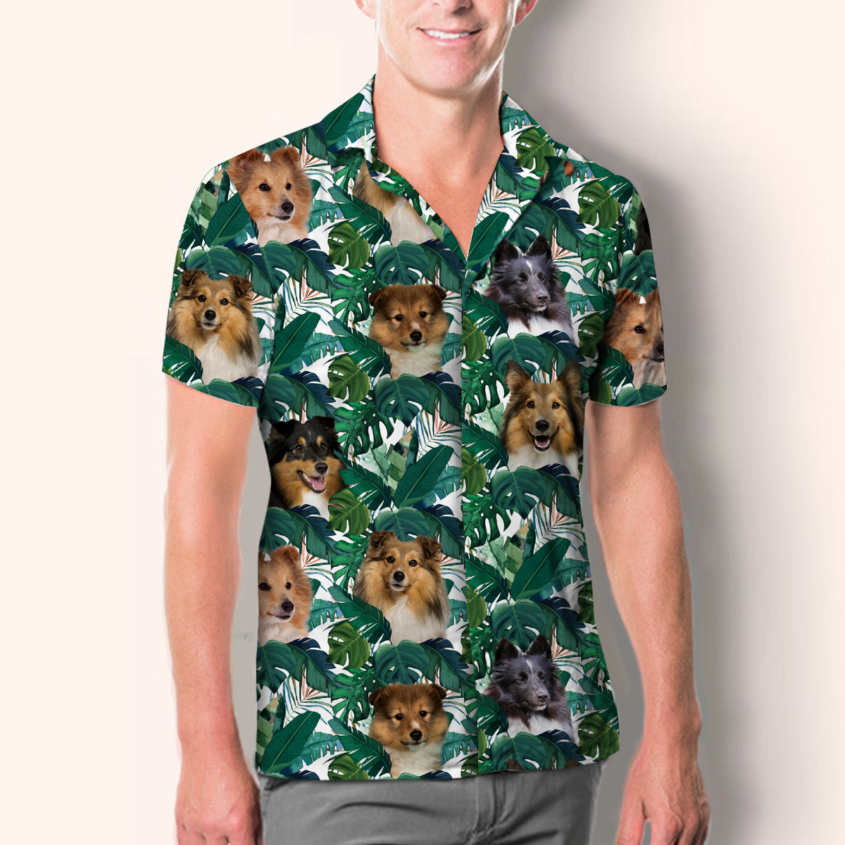Shetland Sheepdog - Hawaiian Shirt V2