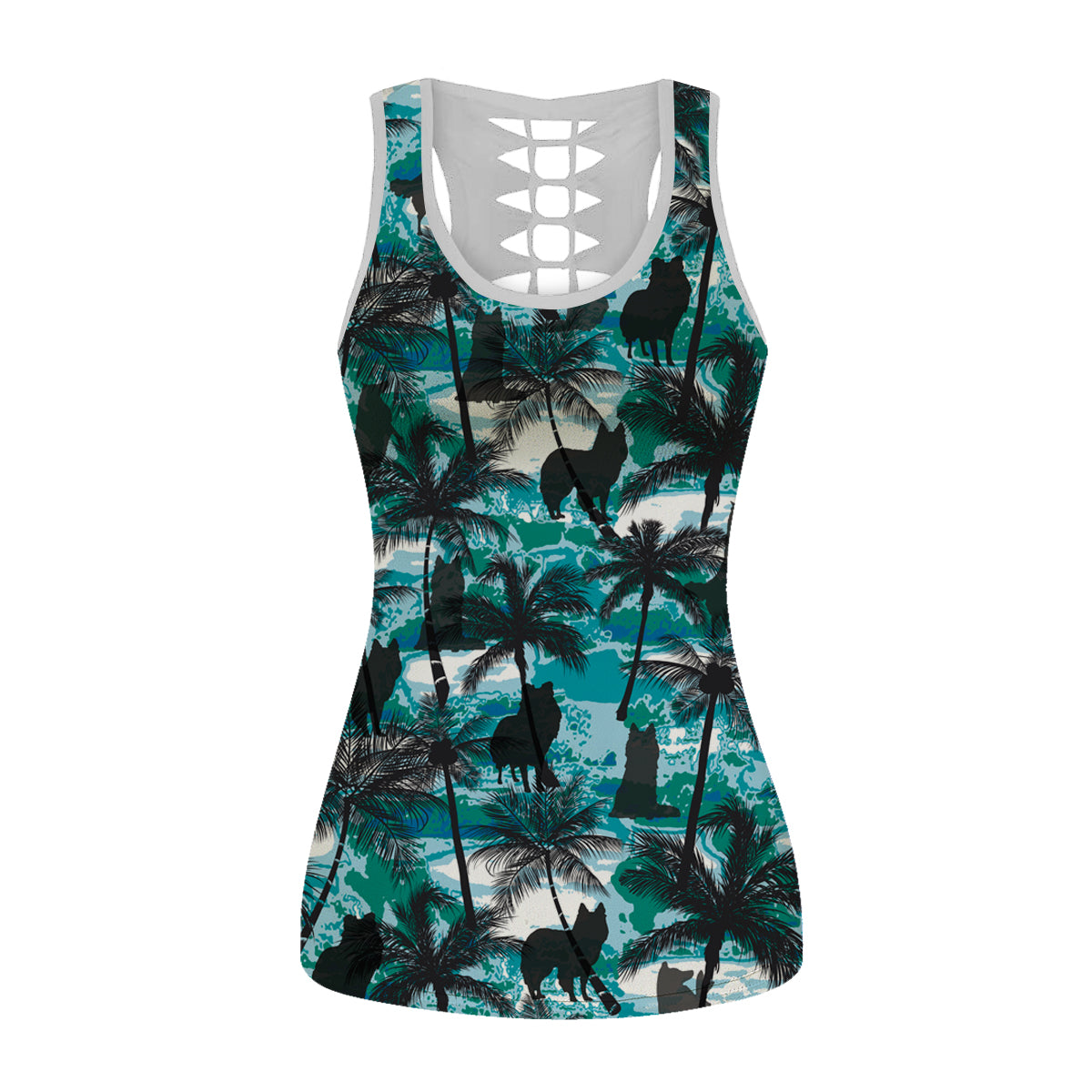 Shetland Sheepdog - Hawaiian Tank Top V2