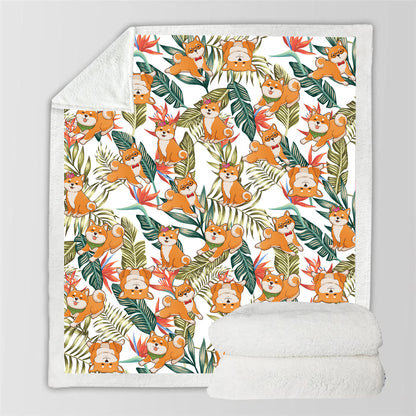 Shiba Inu - Colorful Blanket V1