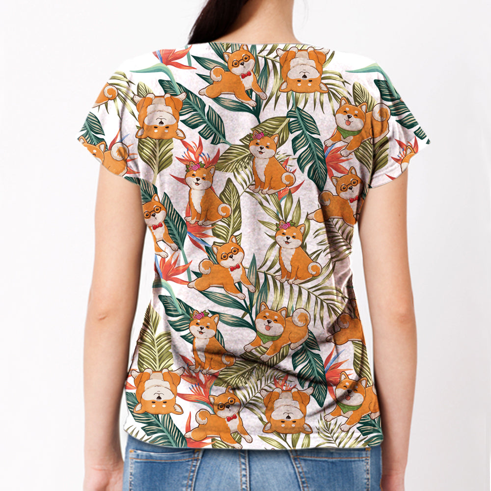 Shiba Inu - Hawaiian T-Shirt V1