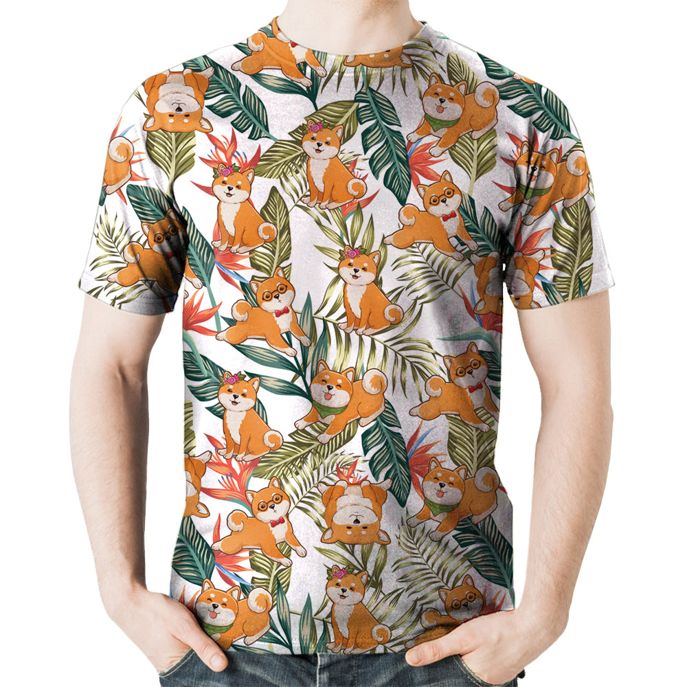 Shiba Inu - Hawaiian T-Shirt V1