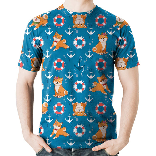 Shiba Inu - T-Shirt Hawaïen V2