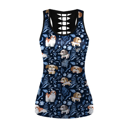 Shih Tzu - Hawaiianisches Tanktop V4