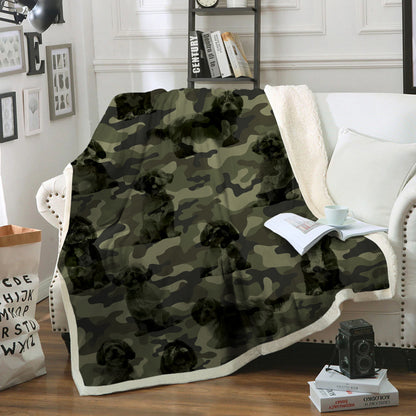 Shih Tzu Camo Decke V1