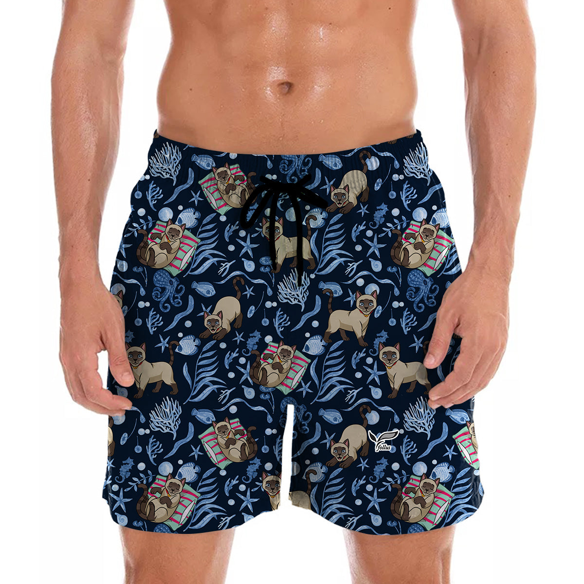 Siamese Cat - Hawaiian Shorts V2